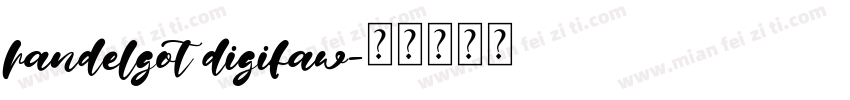 handelgot digifaw字体转换